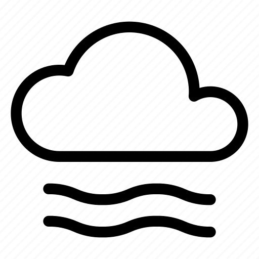 Climate, cloud, forecast, wave, wavy, weather icon - Download on Iconfinder