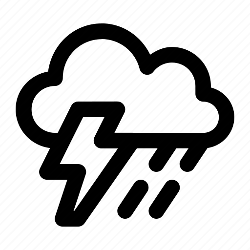 Rainstorm, thunderstorm, rain, rainy icon - Download on Iconfinder