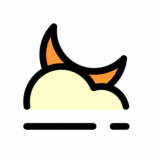 Cloudy, night, moon, sky, weather icon - Download on Iconfinder