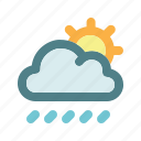cloud, sun, weather, haw weather, cloudy, sky, clouds and sun, sunny, meteorology, forecast