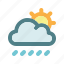 cloud, sun, weather, haw weather, cloudy, sky, clouds and sun, sunny, meteorology, forecast 