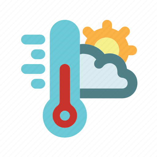 Thermometer, temperature haw weather, fahrenheit, celsius, weather, weather forecast, sun icon - Download on Iconfinder
