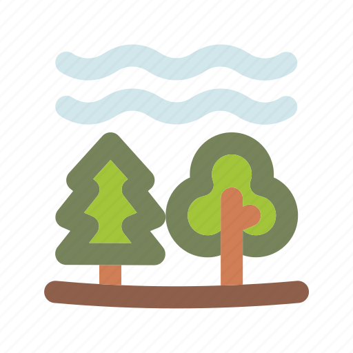 Woods, weather, nature, tree, landscape, forestry, ecology icon - Download on Iconfinder