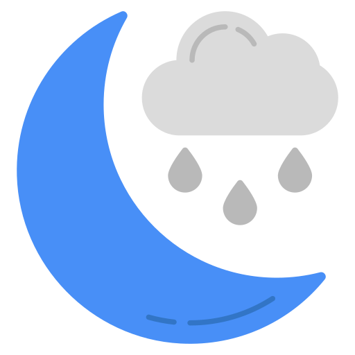 Cloudy night, nighttime, weather forecast, overcast, meteorology icon - Download on Iconfinder