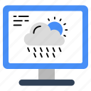 online weather forecast, overcast, meteorology, rainfall, weather prediction