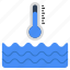water temperature, low water temperature, sea temperature, ocean temperature, temperature indicator 