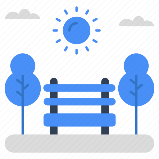Park, bench, park sitting, outdoor sitting, sette icon - Download on Iconfinder