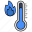 hot temperature, thermometer, fire temperature, temperature gauge, temperature indicator 