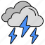 thunderstorm, cloud storm, weather, forecast, meteorology 