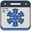 winter season, winter calendar, daybook, almanac, schedule 