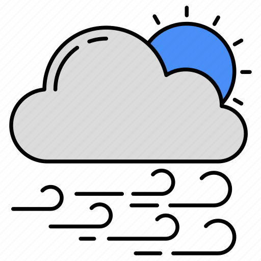 Partly rainy day, weather forecast, overcast, meteorology, partly sunny day icon - Download on Iconfinder