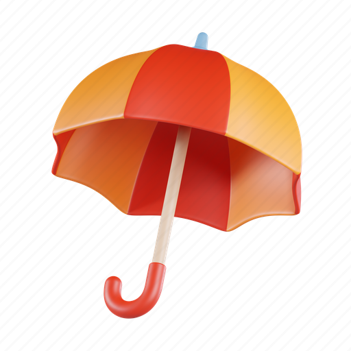 Umbrella, protection, cover, security, weather, secure, shield 3D illustration - Download on Iconfinder