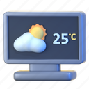 meteorology, screen, monitor, cloud, sun