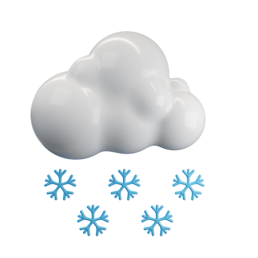 Cloudy, with, snowfall, snow, sunny, clouds, night icon - Download on Iconfinder