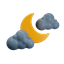 clear, weather, cloudy, clean, night, rain, cloud, sun, moon 