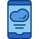 smartphone, weather, forecast, application, mobile, phone, widget, meteorology