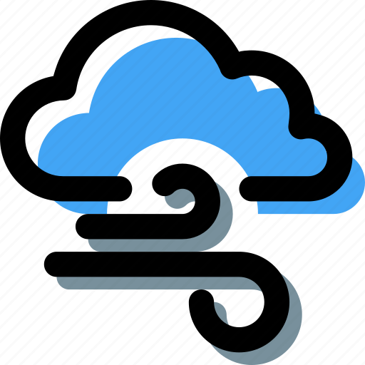 Bad weather, cloud, weather, weather forecast, wind, windy icon - Download on Iconfinder