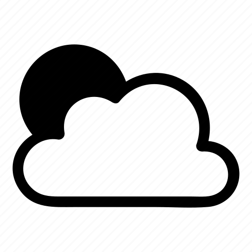 Cloud, cloudy, moon, night icon - Download on Iconfinder