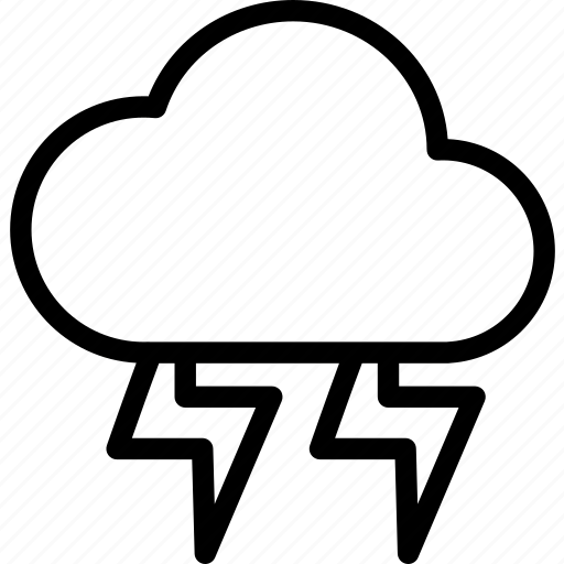 Cloud, storm, thunderstorm, weather icon - Download on Iconfinder