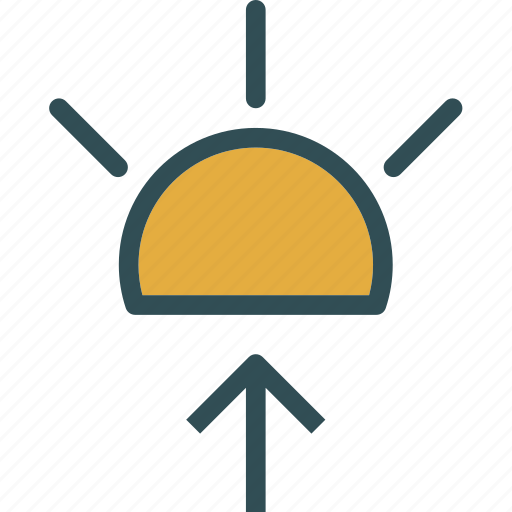 Heat, rise, sun, sunset, warm icon - Download on Iconfinder