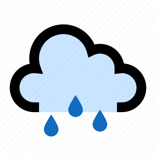 Cloud, cloudy, forecast, rain, raining icon - Download on Iconfinder