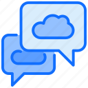 weather, cloud, message, chat