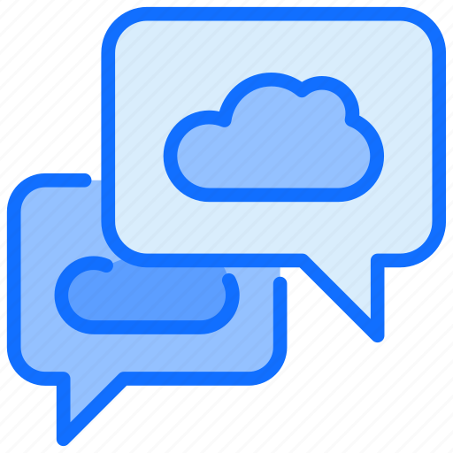 Weather, cloud, message, chat icon - Download on Iconfinder