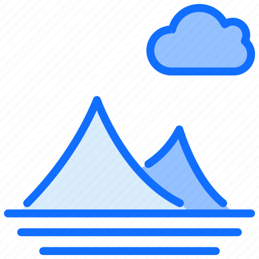 Weather, mountain, cloud, haze icon - Download on Iconfinder