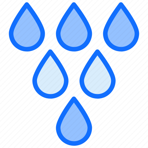 Drops, raining, rain shower, rainfall icon - Download on Iconfinder