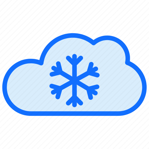 Cloud, weather, snowflake, snowing icon - Download on Iconfinder