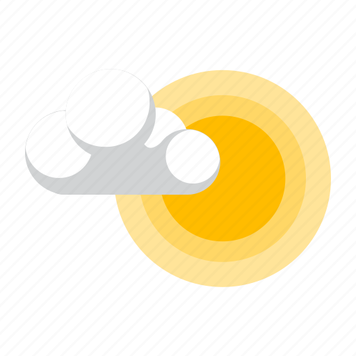Cloud, partly, sunny, cloudy, weather icon - Download on Iconfinder