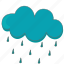 cloud, clouds, cloudy, lightning, rain, storm, weather icon 
