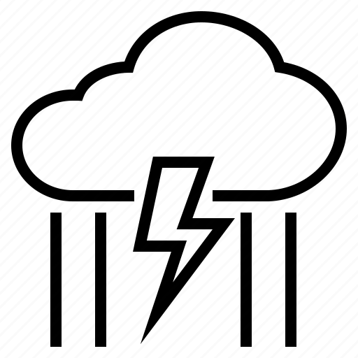Cloud, rain, rainfall, rainy, thunder icon - Download on Iconfinder