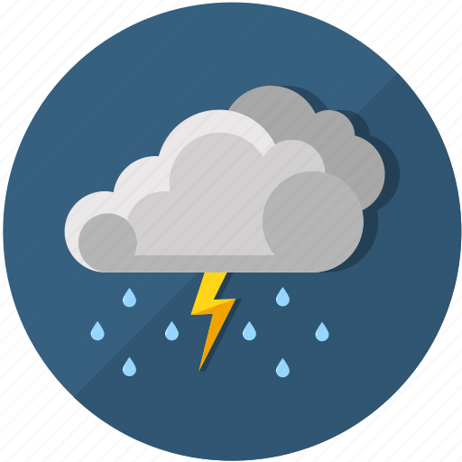 Clouds, forecast, lightning, rain, rainy, storm, thunderstorm icon - Download on Iconfinder