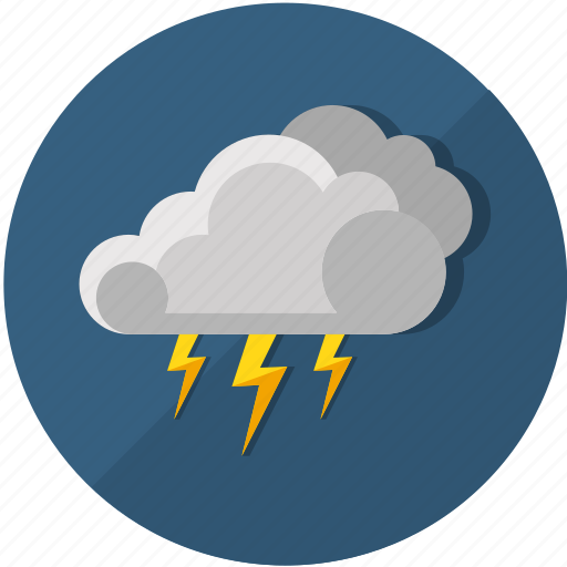 Cloud, cloudy, forecast, lightning, meteorology, storm, thunderstorm icon - Download on Iconfinder
