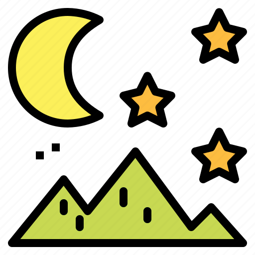 Bright, moon, sky, star icon - Download on Iconfinder