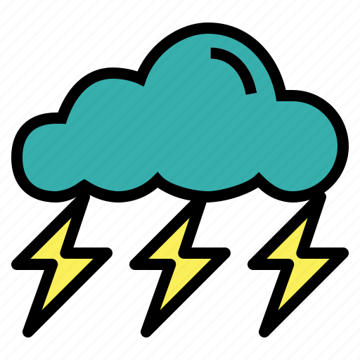 Rain, storm, thunder icon - Download on Iconfinder