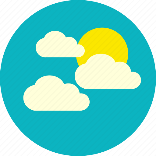 Cloud, daylight, sun, sunny weather, weather icon - Download on Iconfinder