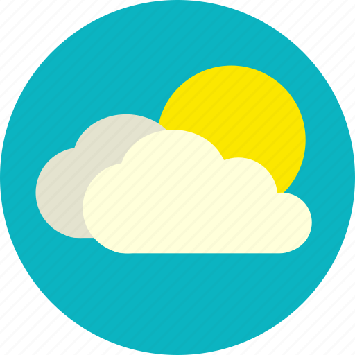 Cloudy, daylight, sun, weather icon - Download on Iconfinder