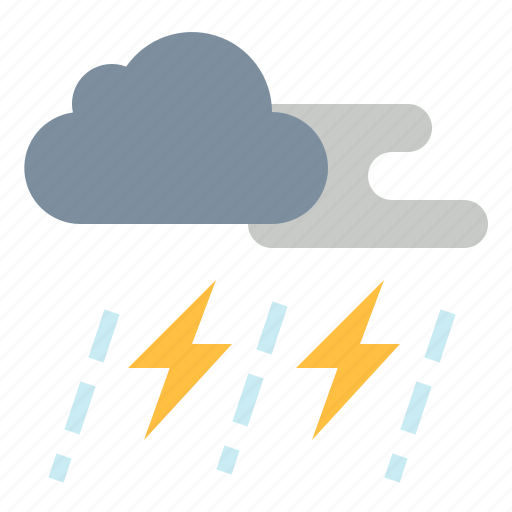 Lightning, rain, rainy, storm, thunder icon - Download on Iconfinder