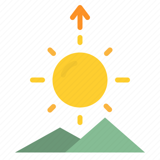 Morning, mountain, sun, sunrise icon - Download on Iconfinder