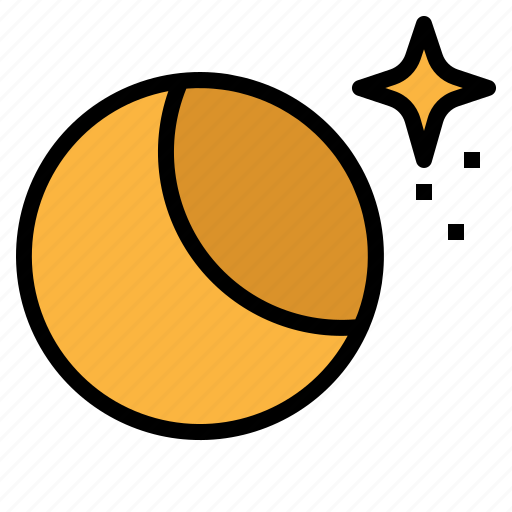 Half, moon, night, stars, weather icon - Download on Iconfinder