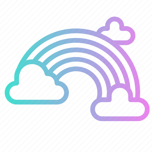 Cloud, rainbow, spectrum, sun, weather icon - Download on Iconfinder