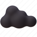 night, clouds, cloud, weather, 3d icons, object, 3d, icons
