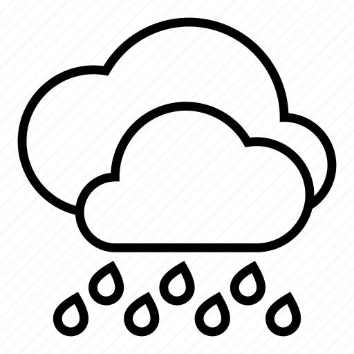 Clouds, heavy rain, weather, storm icon - Download on Iconfinder