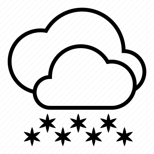 Clouds, cloudy, heavy snow, snow, weather, winter icon - Download on Iconfinder