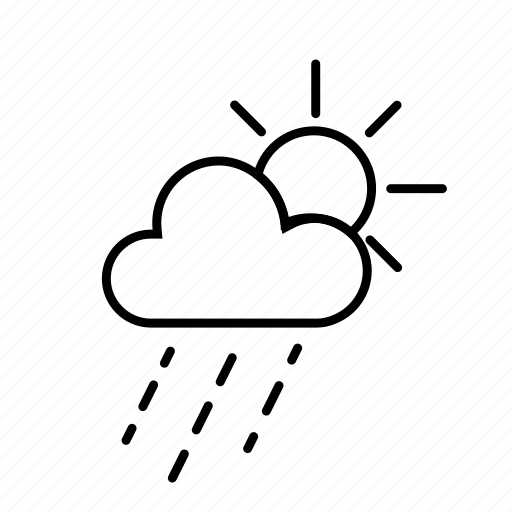 Cloud, raining icon, sun icon - Download on Iconfinder