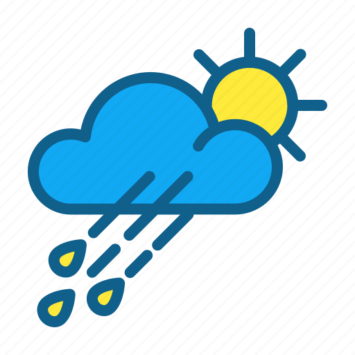 Atmosphere, climate, clouds, forecast, rain, sun, weather icon - Download on Iconfinder