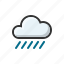 cloud, forecast, rainy, weather 