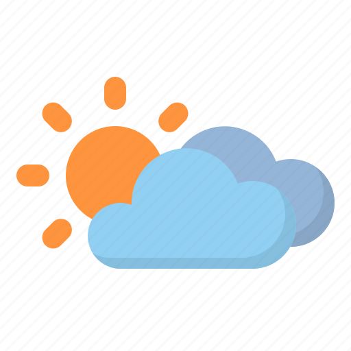 Clouds, cloudy, forecast, sun, sunny, weather icon - Download on Iconfinder